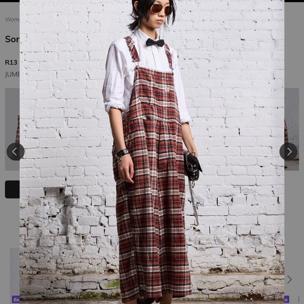 R13 jumbo dungarees overalls - Picture 4 of 9
